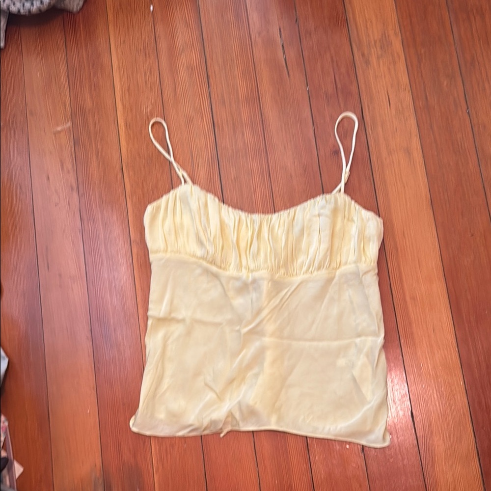 J. Crew Light Yellow Camisole Top